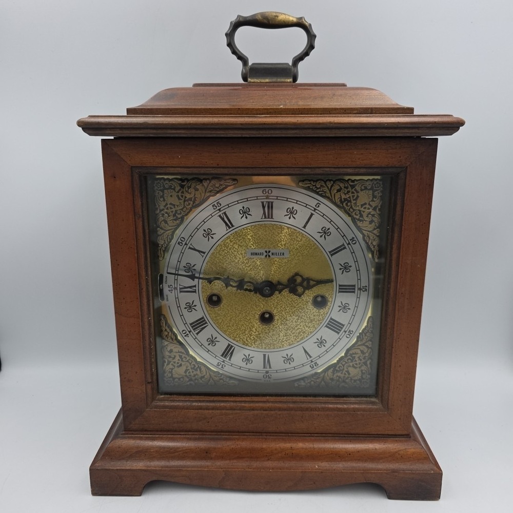 Howard Miller Mantel Clock Hermle 340-020 German Movement Westminster Chime WORK